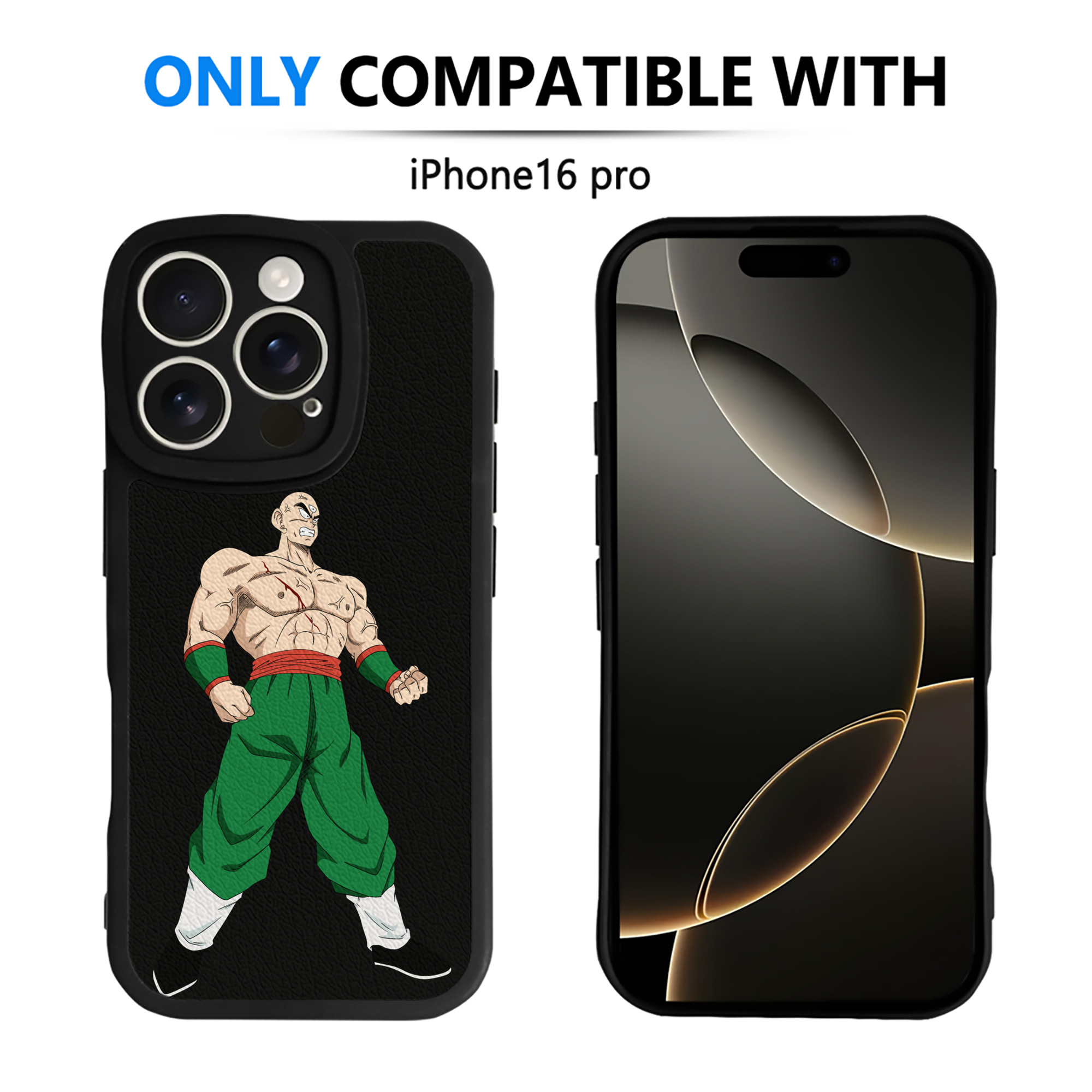 （画像用） ドラゴンボール DRAGON BALL 【iPhone 16シリーズ対応】シリコンスマホケース（レザー調） 材質：シリコン